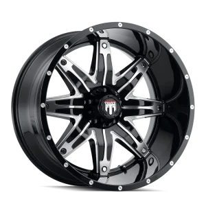 American Truxx – LONESTAR – Black – 20″x10″ -24mm – Summer Wheels – AT185-2173BM-24